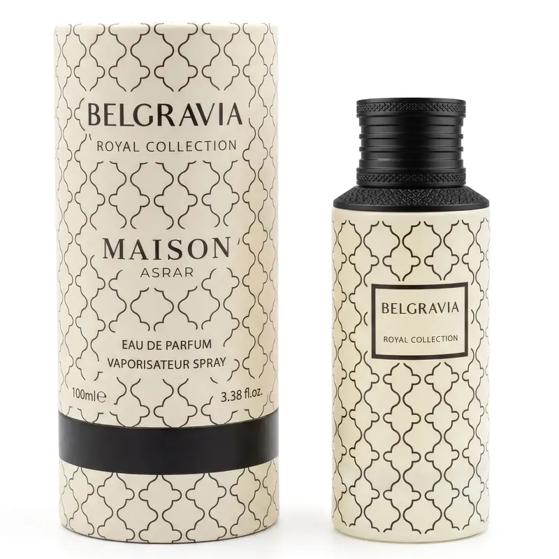 Maison Asrar Belgravia bottle in the shop's second product photo