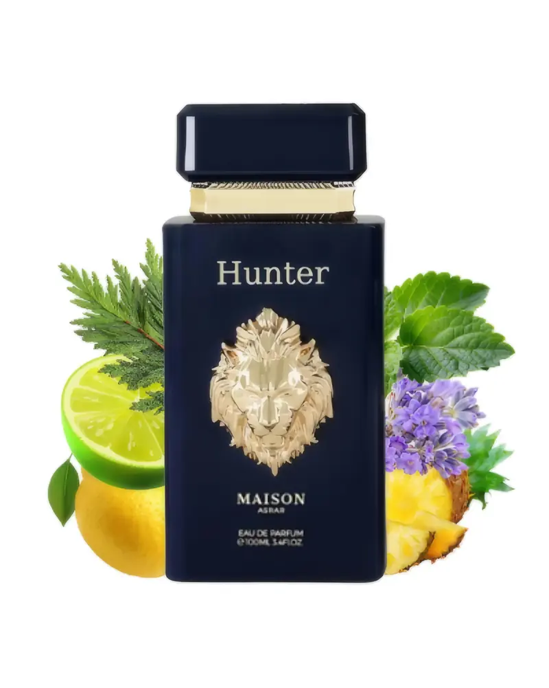 Maison Asrar Hunter bottle in the shop's second product photo